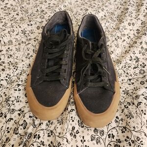 Dockers Frisco black and tan sneaker mens size 8 woman's 9.5